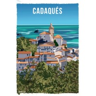 Lot de 5 Affiches Cadaques - 20x30cm